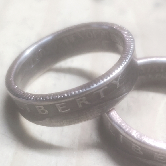 1978 quarter dollar coin ring sz 8 - Picture 2 of 4